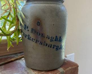A.P. Donaghho Salt Glazed Stoneware Crock