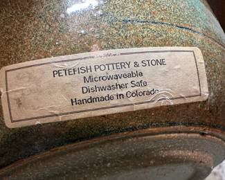 Petefish Pottery & Stone Pottery Bowls