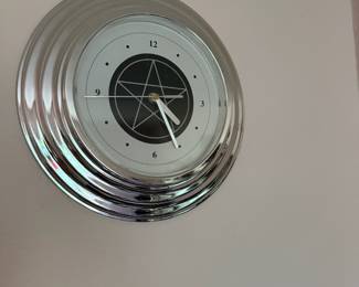 Pentagram Themed Wall Clock