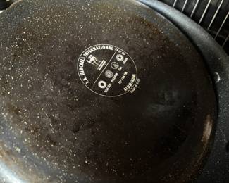 J.A. Henckels Black Speckled Aluminum Skillets