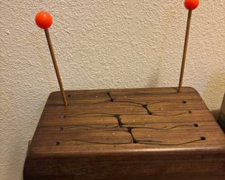 Wooden Tongue Drum with Drum Sticks