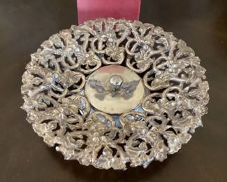Antique Austrian sterling silver basket circa 1731