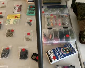 Fishing tackle and fly fishing lures