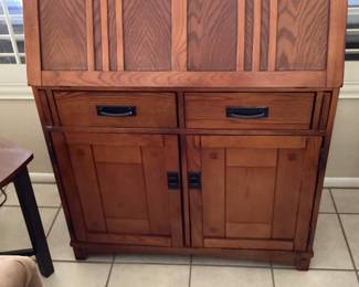Ashley Oak Secretary desk