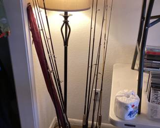 Shakespeare and Garcia fishing poles