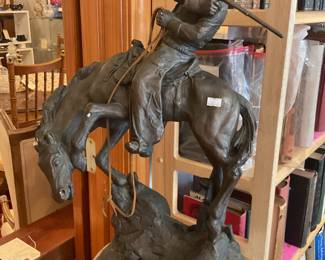 Austin production 1970s bronze cowboy 21β x 14β x 8.5β $500 + tax