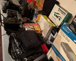 Electronics, dvd players, tape players and much more