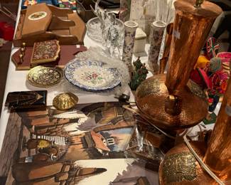 Peruvian Art, lamps and Home decor items