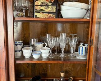 Vintage, Japanese, an Peruvian tableware