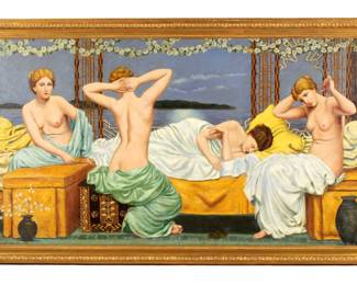 Lot 252: after Albert Joseph Moore A Summer Night Painting