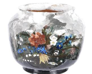 Lot 73: Large Rookwood Pottery 1882 Vase / Jardiniere
