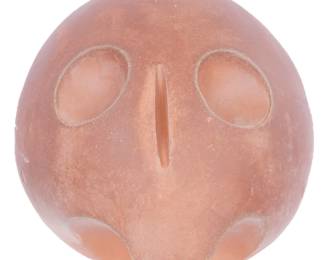 Lot 147: Alexander Ney Alien Terracotta Bust Sculpture