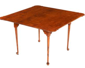 Lot 19: Eldred Wheeler Porringer Top Square Dining Table