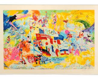 Lot 285: LeRoy Neiman Montreal Olympics 1976 Silkscreen