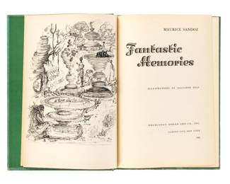 Lot 45: Dali Signed Mandoz Fantastic Memories Book