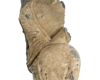 Lot 299: Antique Carved Stone Bust Fragment