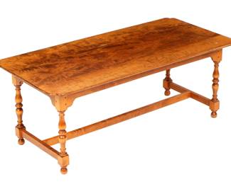Lot 229a: Marshall James Tiger Maple Coffee Table