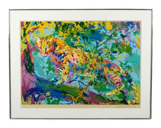 Lot 286: 1973 LeRoy Neiman Ocelot Silkscreen