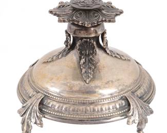 Lot 213: Ornate Russian Silver Centerpiece Base