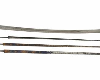 Lot 358: Collection of Four 18th, 19th, 20th C Sword Blades