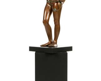 Lot 39: Isidore Margulies "Beth" Bronze Nude Sculpture