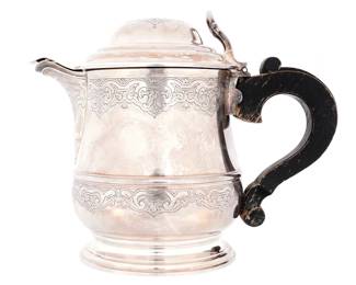 Lot 89: French Tetard Freres 950 Silver Flagon