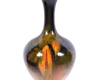 Lot 58: 1895 Rookwood Pottery Valentien Cocoa Pod Vase