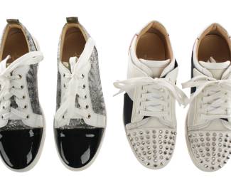 Lot 223a: Two Pairs Christian Louboutin Sneakers