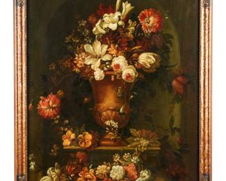 Lot 231: Continental School Old Master Style Still Life