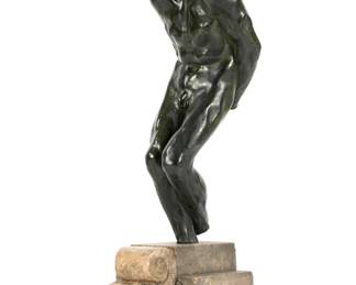 Lot 80: Modernist Greek Bronze of Alexander the Great