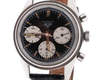 Lot 119: Vintage Heuer Autavia Chronograph Wrist Watch