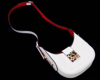 Lot 125: Christian Louboutin Caransky Hobo Shoulder Bag