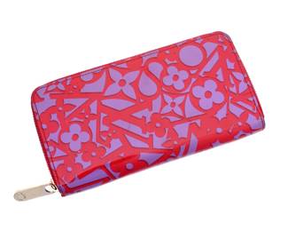Lot 148c: Louis Vuitton Indian Rose Vernis Zippy Wallet