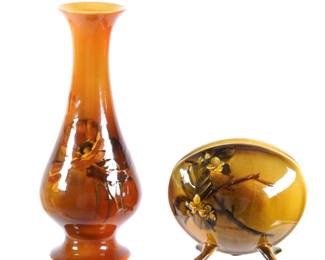 Lot 72: Two Rookwood Pottery Standard Glaze Vases