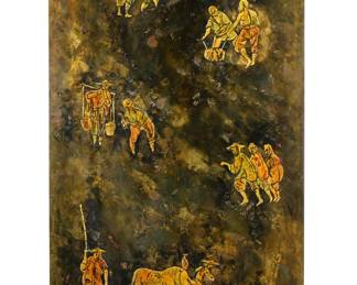 Lot 52: Philip & Kelvin LaVerne Bronze Wall Panel