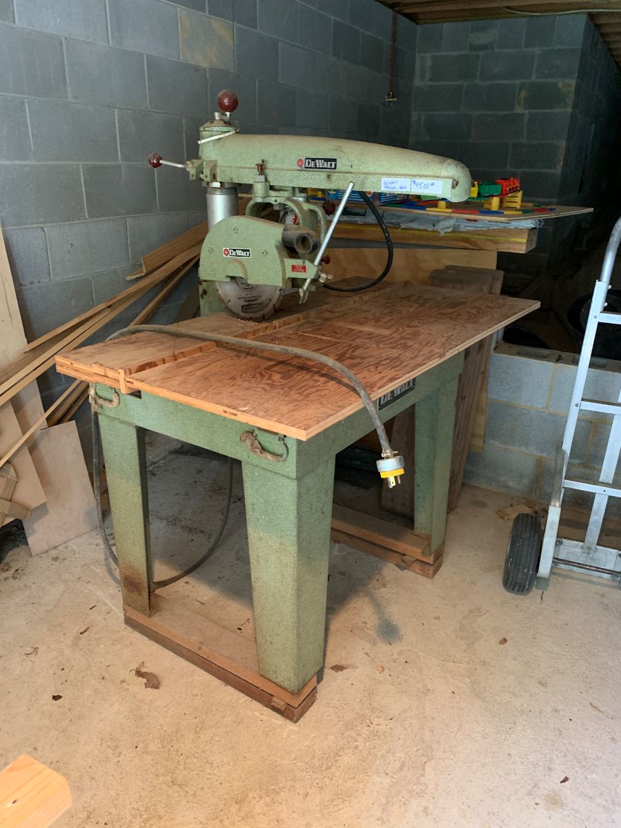 Vintage DeWalt Radial Arm Saw