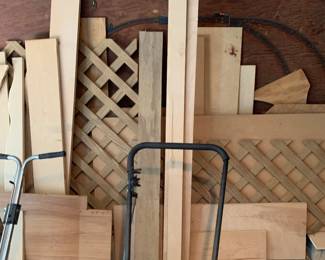 Lots of wood pieces ready for new projects!