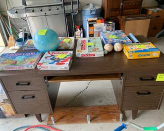 Desk and games