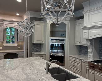 2 new unique chandeliers. Must reserve and I will have available for you to view during the sale.