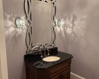 2 new unique wall sconces. Must reserve and I will have available for you to view during the sale.