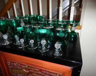 Vintage Morgantown Golf Ball Glasses