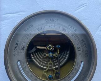 06 Brass Aneroid Barometer
