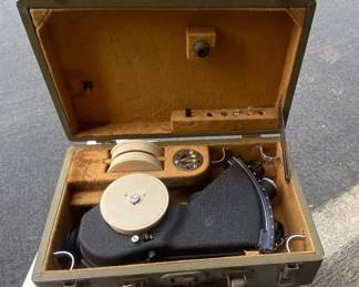 Original U.S. WWII Army Air Force A12 Aircraft Bubble Sextant