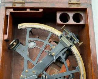 01 Brandis Sons Brooklyn, N.Y. U.S. Navy Sextant