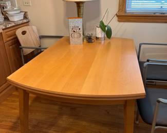 Kitchen table with pull out leaves