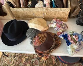 Vintage women's hats......
