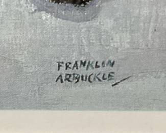 FRANKLIN ARBUCKLE FRAMED PRINT NO SHIPPING PICKUP ONLY