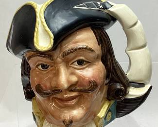 ROYAL DOULTON LARGE TOBY MUG, CAPT HENRY MORGAN 6.5in H