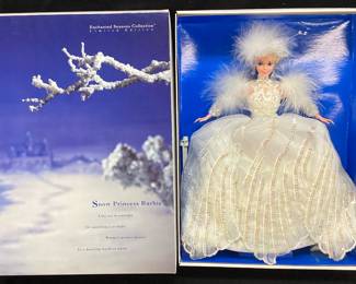 1994 SNOW PRINCESS BARBIE, ENCHANTED SEASONS COLLECTION, NIB