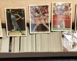 1986 SPORTSFLICS TRIPLE ACTION BASEBALL CARD SET,OREL HERSHISER, RICKY HENDERSON, KEITH HERNANDEZ, DALE MURPHY (COULD NOT HIT A CURVE), CAL RIPKEN JR.